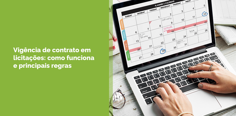 vigência de contrato em licitação