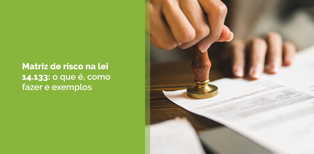 Matriz de risco na lei 14.133