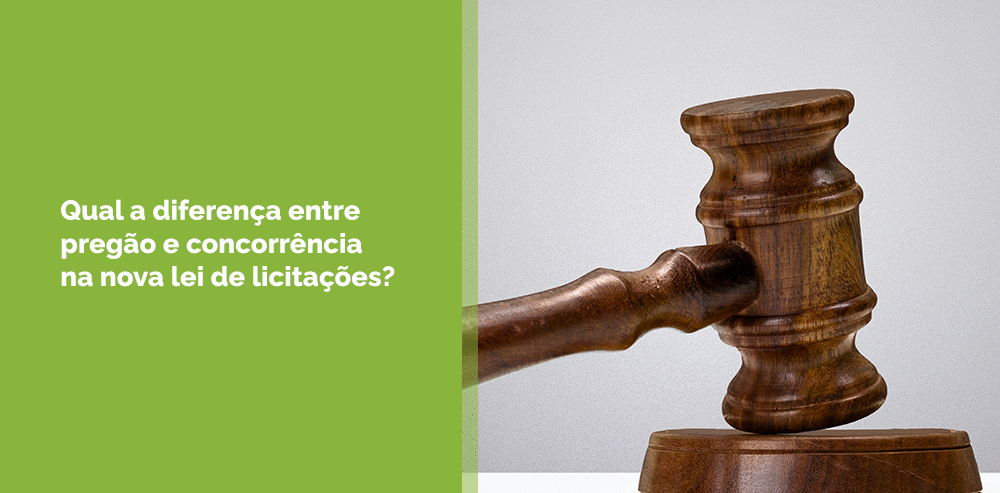 diferença entre pregão e concorrência